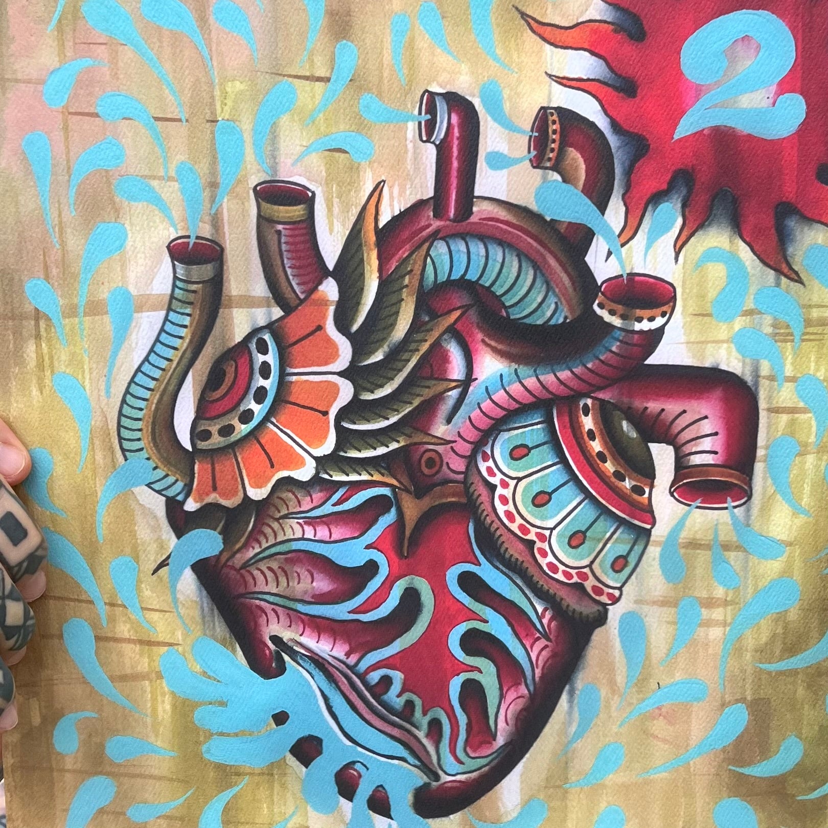 Second Heart – Limited Edition Tattoo-Inspired Artwork – Mindzai