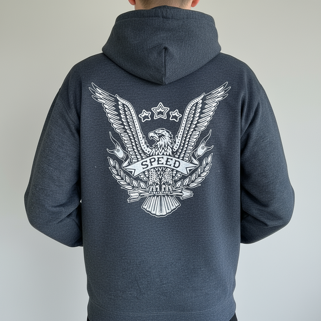 Speed Eagle Zip Hoodie