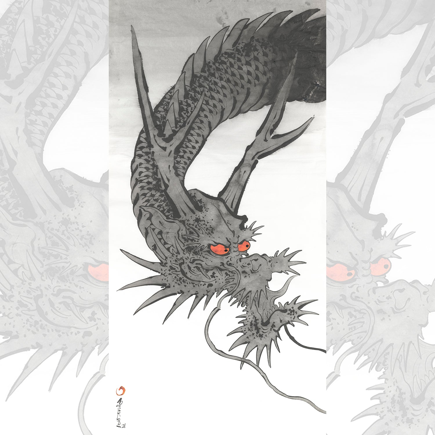 Bill Canales - Grey Dragon 01