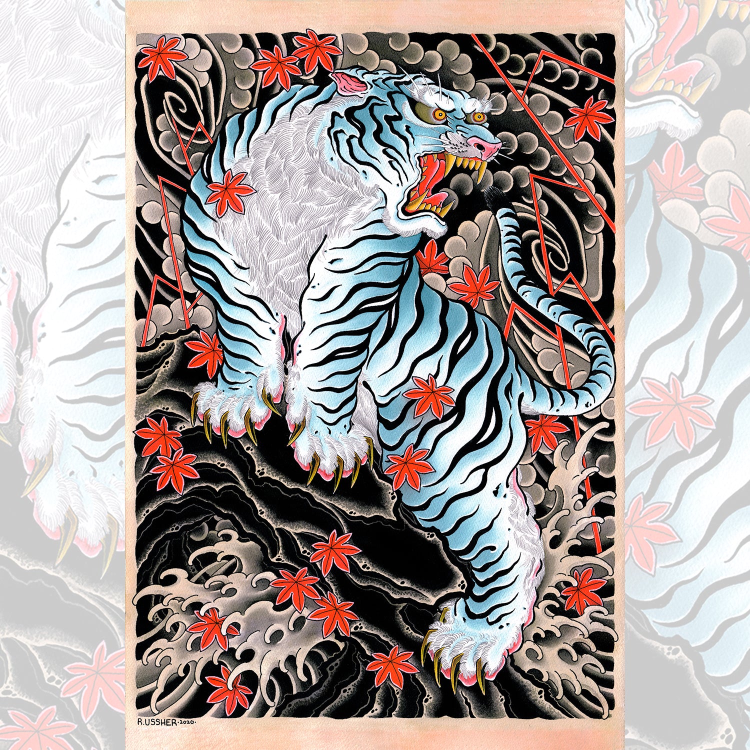 Ryan Ussher - Blue Tiger