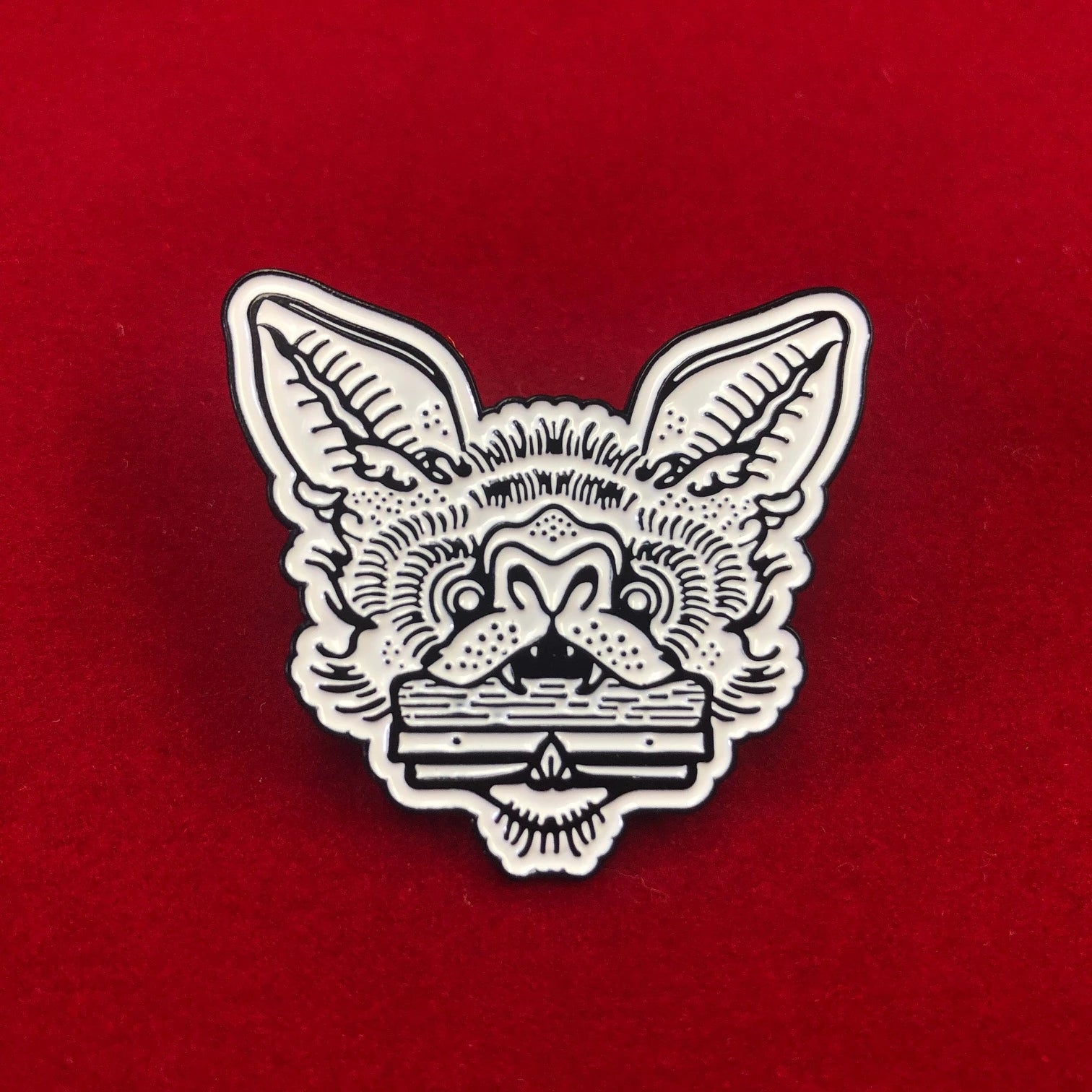 Mindzai Bat Enamel Pin