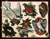 J.A. Watkins - "Birds" (Watercolor)