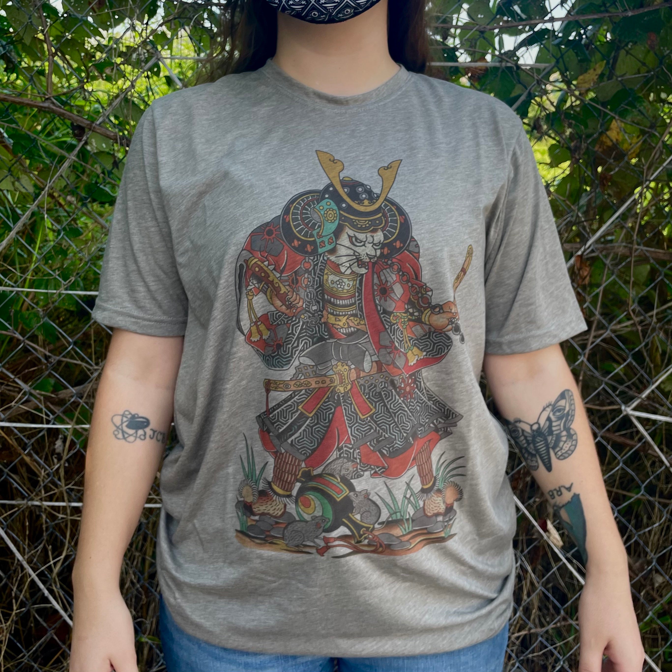 Lorenzo Rossi - Cat Samurai T-Shirt 1