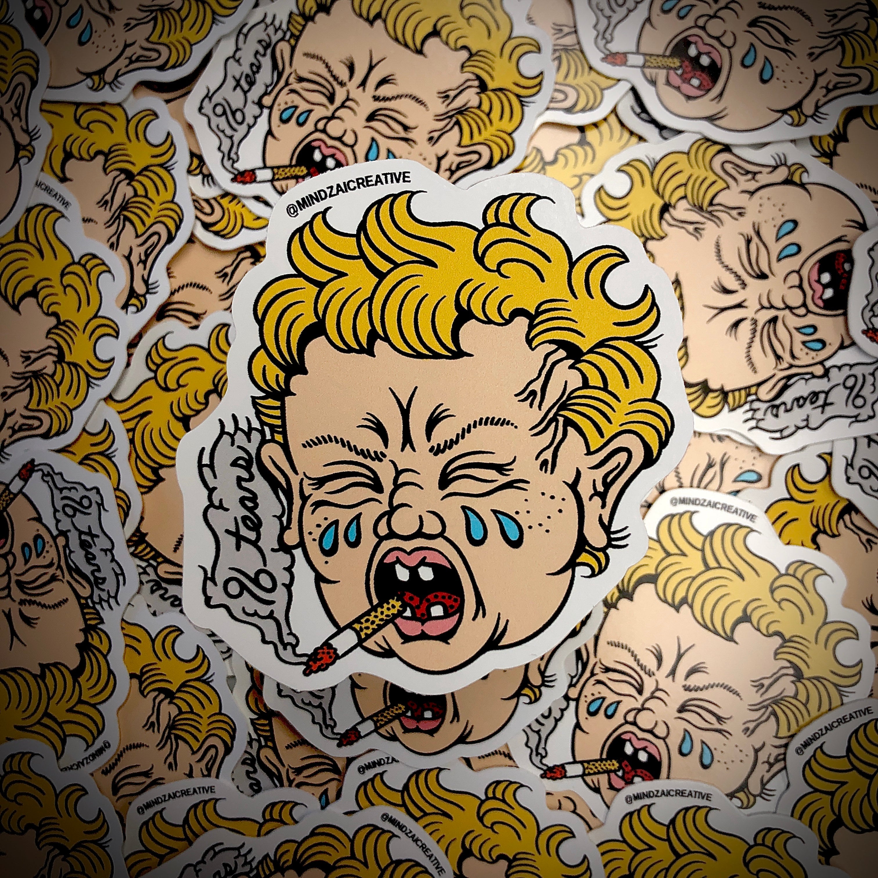 Cry Baby Sticker