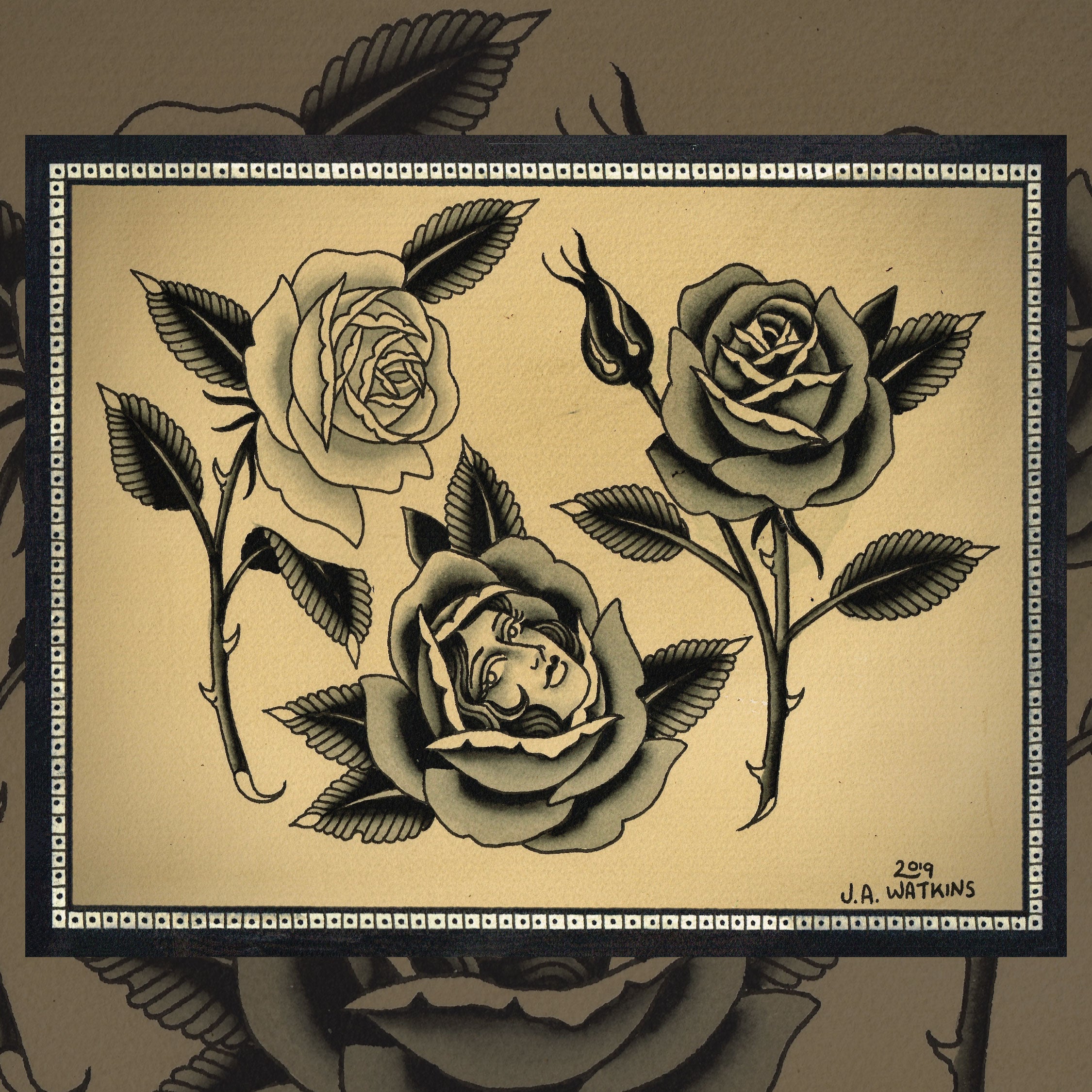traditional tattoo flash