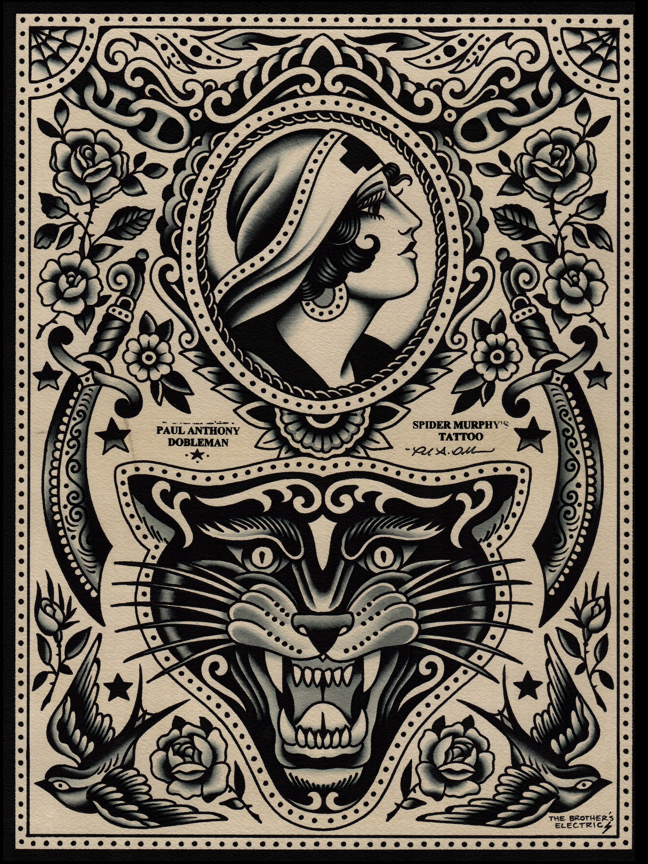 tattoo art print