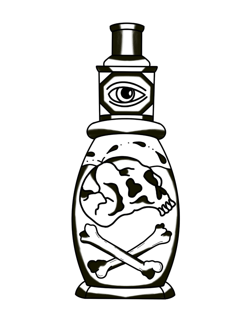 Poison Bottle Pin