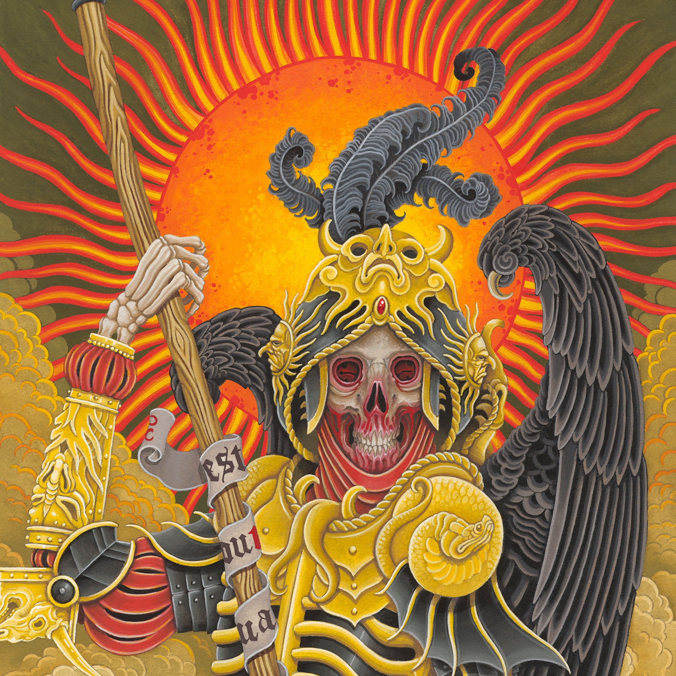 Derek Noble - "Reaper Panel" 11.75" x 35.75" Press Proof