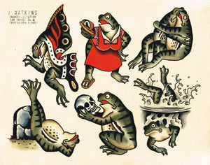 vintage flash tattoos