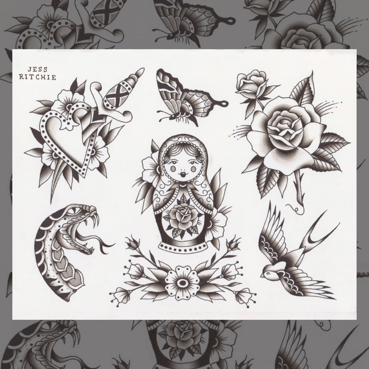 Imagem Relacionada Flash Tattoo Tattoo Flash Art Tattoo Flash Sheet