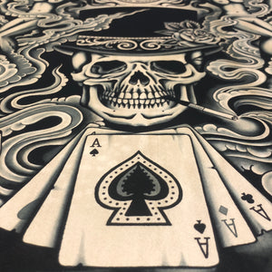 skull and dice tattoo